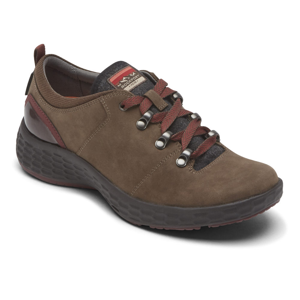 Rockport Joggesko Dame Brune - Freshexplore Tie - VLXD26809